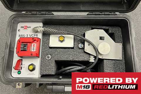 CBS ArcSafe® RRS-3 Remote Racking Systems Are Now Powered by Milwaukee M18™ REDLITHIUM Batteries