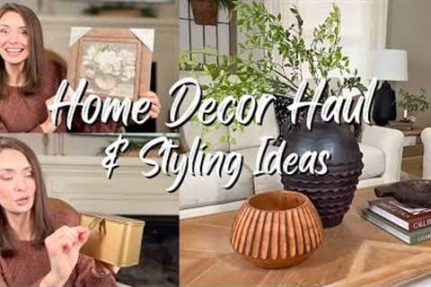 HOME DECOR HAUL & STYLING IDEAS 2024 | AMAZON, KIRKLAND''S, AT HOME, HOMEGOODS