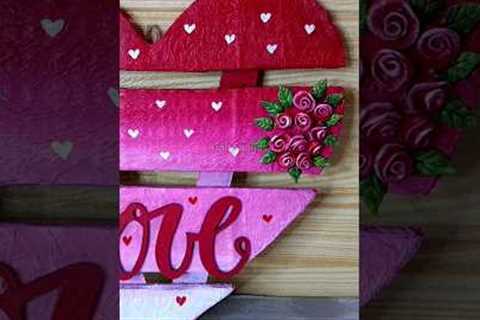 beautiful cardboard craft idea for valentine''s day