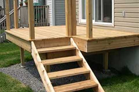 Deck Stairs  Planning Measuring and Fastening Everything Properly