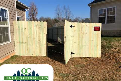 Residential fence design Huntersville, NC