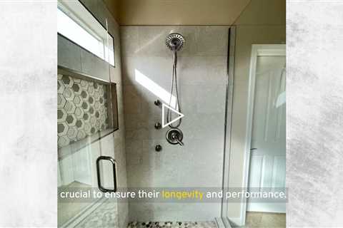 What Fixtures Do You Need For A Shower