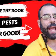 Seal the Deal: Preventing Pest Entry with Expert Door Gap Solutions on DIY Naturepest Podcast