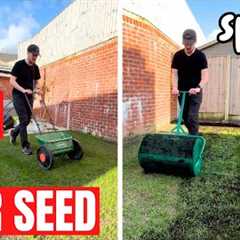 It''s time to OVER SEED your LAWN - Spring Lawn Care