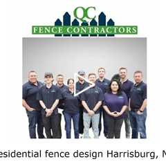 Residential fence design Harrisburg, NC - Residential fence design Harrisburg, NC