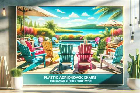 Plastic Adirondack Chairs: The Classic Choice for Your Patio