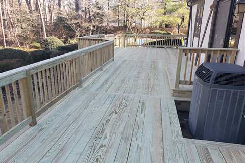 Makeover Monday: Massive Pressure Treated Wood Deck in Gambrills