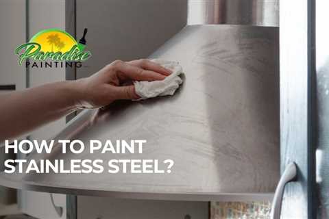 How to paint stainless steel?