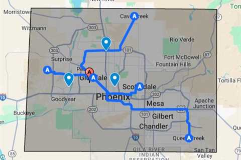 AC tune up Glendale, AZ - Google My Maps