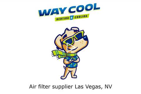 Air filter supplier Las Vegas, NV - Honest HVAC