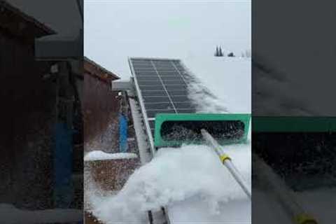 Do Solar Panels work when covered in Snow?