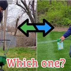 The EASIEST way to fertilize your lawn in the spring