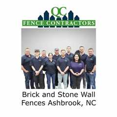 Brick and Stone Wall Fences Ashbrook, NC