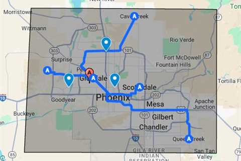 Furnace replacement Glendale, AZ - Google My Maps