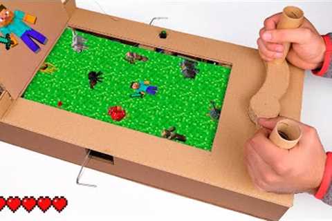 How To Make Minecraft Game From Cardboard