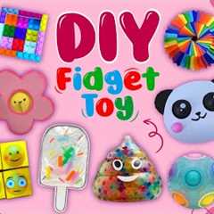 15 DIY Super Fidget Toys - Pop It and Stress Relief Toys - Viral TikTok Videos #fidget #diy #popit