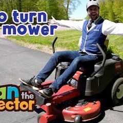 Zero Turn Lawn Mowers For Kids! | Ivan Inspects a Zero Turn Lawn Mower