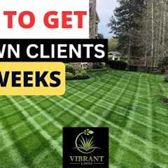 HOW I GOT 40 LAWN CUSTOMERS IN 2 WEEKS #lawncare #lawncarebusiness #mower