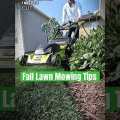 How Short to Cut Grass & When to Stop Mowing at the end of the year #lawn #diy #tips #grass..