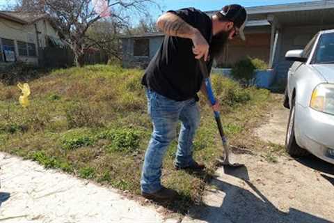 I BLOCKED the NEIGHBORS DRIVEWAY with MY TRUCK While CUTTING this LAWN for FREE FORCING HIM TO