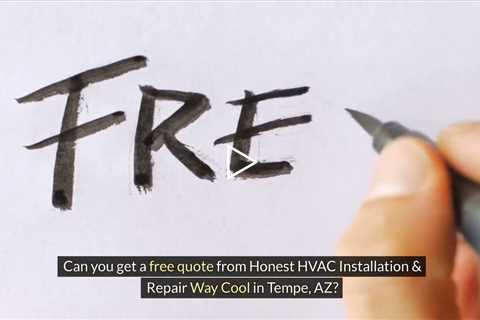 Heating contractor Tempe, AZ - Honest HVAC Installation & Repair - Way Cool