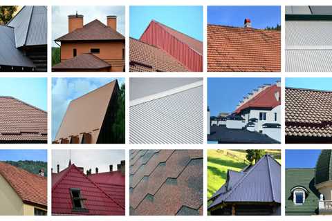 What are the three main types of roofs?