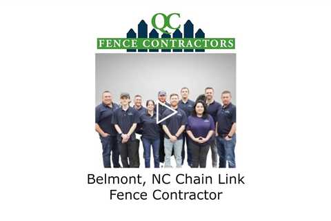 Belmont, NC Chain Link Fence Contractor - QC Fence Contractors