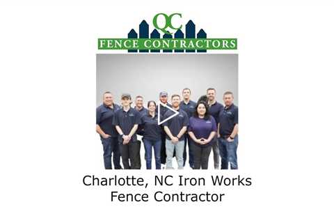 Charlotte, NC Iron Works Fence Contractor - QC Fence Contractors