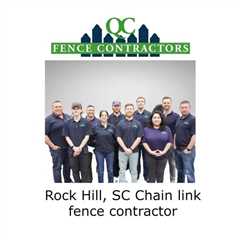 Rock Hill, SC Chain link fence contractor