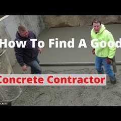 How to Find Concrete Workers Near Me