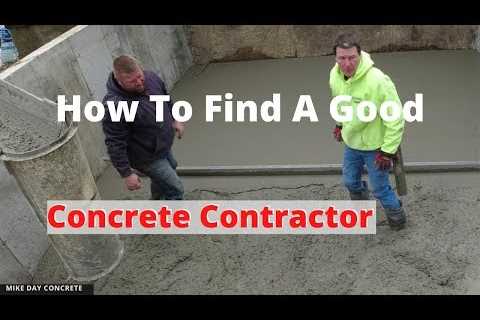 How to Find Concrete Workers Near Me