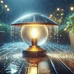 Are Solar Lamps Waterproof?