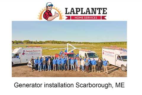 Generator installation Scarborough, ME - LaPlante HVAC & Generators