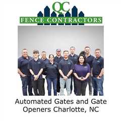 Automated Gates and Gate Openers Charlotte, NC - QC Fence Contractors - Fence Contractor