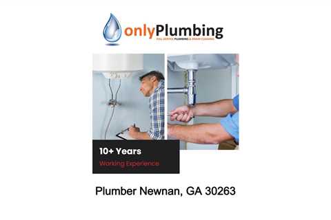 Plumber Newnan, GA 30263