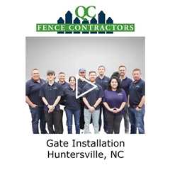 Gate Installation Huntersville, NC - QC Fence Contractors