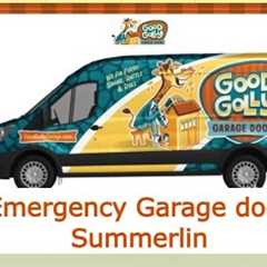 Emergency Garage door Summerlin - Good Golly Garage Doors