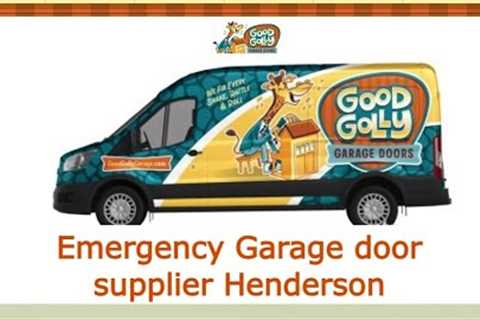 Emergency Garage door supplier Henderson - Good Golly Garage Doors