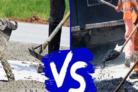 The Differences Between Asphalt Paving and Concrete Paving