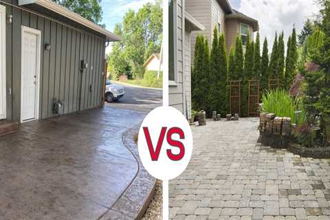 Paver vs. Stamped Concrete: Choosing the Best Driveway Material for Your Home