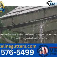 Gutter Replacement Trussville Alabama  Gutter Installation Veteran Owned