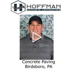 Concrete Paving Birdsboro, PA - Hoffman Concrete Contractors