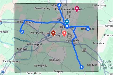 Gutter installation contractor Hagerstown, MD - Google My Maps