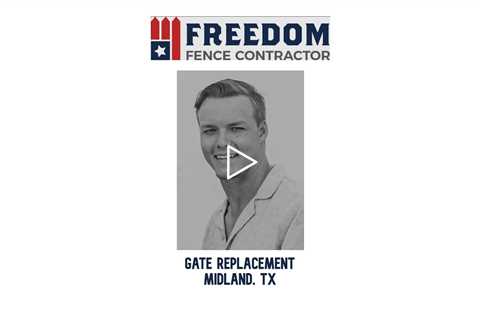 Gate Replacement Midland, TX - Freedom Fence & Services