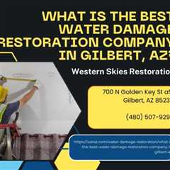What is the best water damage restoration company in Gilbert, AZ?mp3