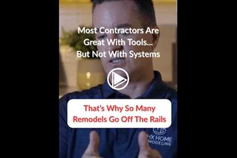 Contractors arent good with organization and running a business