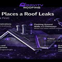 5 Top Places a Roof Leaks (Look Here First)