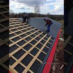 Correct Installation And Cutting Of Metal Profile Roofing
