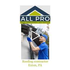 Roofing contractor Exton, PA - All Pro Roofing Materials