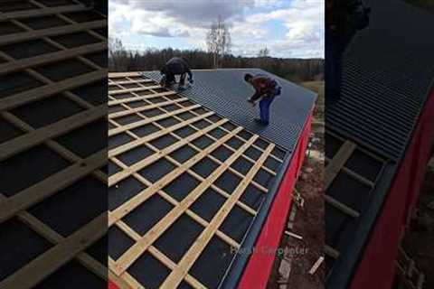 Correct Installation And Cutting Of Metal Profile Roofing